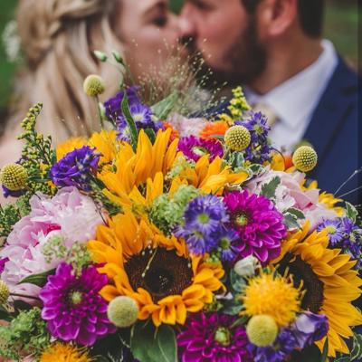 Summer wedding flowers